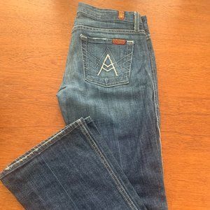 Vintage 7 For All Mankind 'A pocket' Flare Jean - Size 26